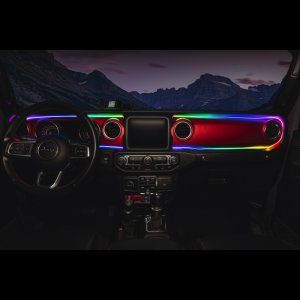 Jeep Gladiator JT LED Dash Strip Kit - Interior - ORACLE Lighting - Dynamic ColorSHIFT - `20-`23
